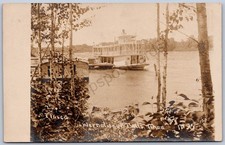 K36/ Ship RPPC Postcard c1910 International Falls Minnesota 