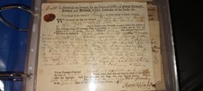 1743  king George II court summons Authentic  picture