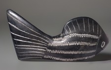 Vintage Shona Stone Sculpture Fish Zimbabwe African Art 3.5” picture