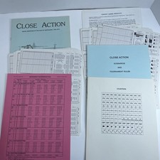 vtg 1970s 1980s mixed RPG wargame magazines and rules - Close Action Origins + picture