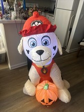 Nickelodeon Paw Patrol Halloween Inflatables Gemmy 2018 Marshall 4’ Tall picture