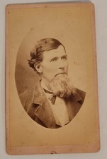 Waverly Iowa~Leo Kahn Artistic Photography~Old Man~Carte de Visite~c1875 CDV picture