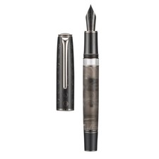 Hongdian N7 Gray Resin Piston Fountain Pen Fine Point Smooth Writing Case picture