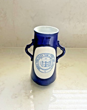 YALE UNIVERSITY Connecticut, Antique Hebrew, Seal of Yale Cobalt Vase, Germany picture