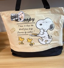 Peanuts Snoopy Large Tote Bag with Zipper   **New With Tag picture