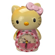 Vintage Y2K Sanrio Hello Kitty Angel Alarm Clock Light Pink Pearl Kawaii Coquett picture