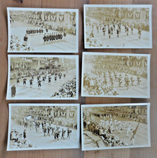 Bellingham Washington Downtown City Street Parade 6 Real Photo Postcards RPPC picture