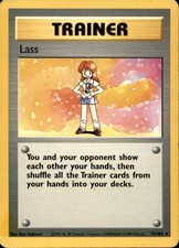 Pokemon Base Set Unlimited Lass 75/102 RARE MP- picture