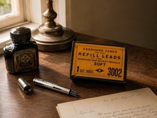 Antique Eberhard Faber 3002 Refill Leads 6 NOS Full dz. Boxes, Original Carton picture
