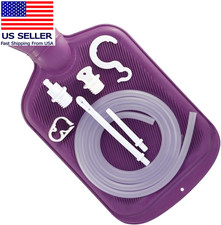 Enema Bag Kit with 5Ft Hose Coffee Enemas at Home Water Shower Douche Colon Deto picture