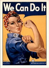 1992 Pacific World War 2 WWII Collector Card  *WE CAN DO IT* Card No. 100 picture