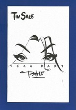 Tim Sale Yeah Baby Sketchbook Art Ashcan Signed 2005 picture