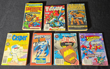 AnotherTime Lot of 7 Mini Comic Books Vintage Marvel DC Fantastic Four Batman picture