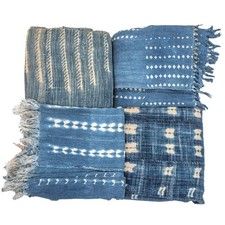 Light Blue West African Indigo Cloth Burkina Faso Cotton picture