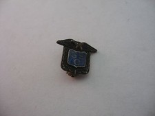 Vintage GSC Lapel Pin Eagle Shield Crest Blue Enamel Metal Award Hatpin Badge picture