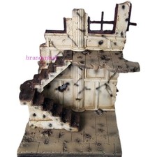 War Ruins 1:12 Scale Destroyed Building Ruins Battle‑Damaged Display Scene Resin picture