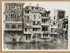 WWI Ruins of Verdun France as Seen From Meuse River 6x8 Original News Photo picture