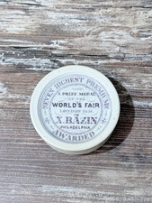 Antique 1851 World's Fair London 1851 X. Bazin Philadelphia Shaving Cream Base picture