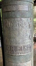 Old Copper KONTROL STEMPEL Fire  EXTINGUISHER St Louis , Maryland VTG very old picture
