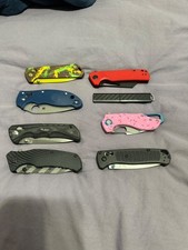 Lot of 8 being sold all together pocket knives of various brands  picture