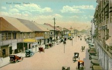 Vtg 1945 Manila Philippines Postcard Rizal Avenue WWII Soldier Message Ruins picture