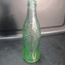 Vintage 1944 Coka Cola Coke Green Glass Bottle Pat D 105529 Chicago ILL 6oz picture