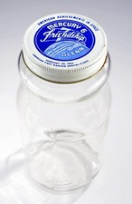 Vintage 1962 NASA John Glenn Mercury 6 Friendship 7 Tang Orange Drink Glass Jar picture