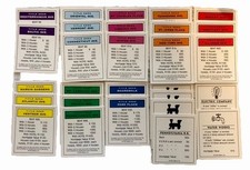 Hasbro Monopoly Property Cards Replacement - Choose Your Deed Title picture