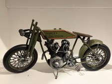 VTG Unbranded Harley Davidson Replica Of A 1900's Era Racer 1:16 Scale 14.5 