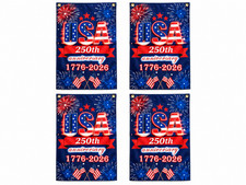 USA AMERICA 250TH ANNIVERSARY 1776-2026 Double Sided American Flag 11x18 picture