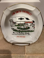 Vintage Ashtray Jim Smith Chevrolet Rockland County NY Spring Valley picture