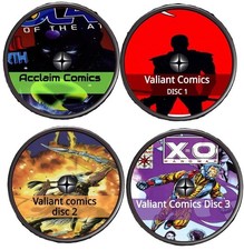 4 ARCHIVAL DVD ROMS COMICS VALIANT UNIVERSE BLOODSHOT RAI TUROK  picture