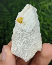 14-gm Rare Microlite Crystal with Cleavelandite Mica on Albite - Skardu Pakistan picture