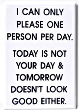 Please One Person a Day MAGNET 2