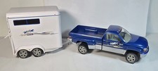 Vintage 2002 Breyer Horse Trailer + Round Up Dually Pickup Truck Show Horses picture