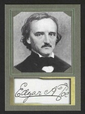 EDGAR ALLAN POE - ACEO D. GORDON PROMO TRADING CARD - MINT CONDITION picture