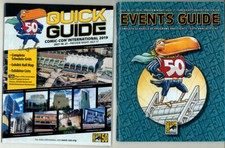 2019 SDCC San Diego Comic Con 50th Anniversary Events & Quick Guide Booklets picture