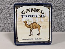 Vintage Camel Turkish Gold Empty Container Tin Made in Germany MINT RARE picture