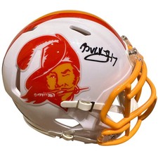 Bucky Irving Autographed Tampa Bay Buccaneers (Throwback) Mini Helmet - JSA picture