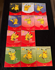 2021 McDonald’s Pokemon 25th Anniversary 11 SEALED Booster Packs Pikachu #1-4 picture