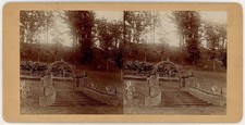 MICHIGAN STEREOVIEW - Grand Rapids - John Ball Park - CE Walter 1890s RARE picture