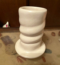 Andrew Padilla White Ceramic Cylinder Candle Holder picture