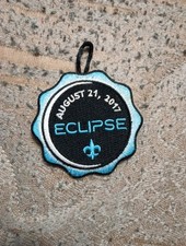 Scouts BSA Lunar Eclipse Glow In The Dark Patch April 2024 Boy Scouts picture