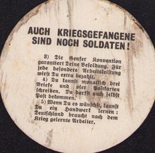 Original WWII US Allied Propaganda - Geneva Convention POW - Translated - Rare picture