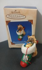 Hallmark Mischievous Kittens Ornament-Christmas Stocking 2003 #5-Super Cute picture