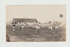 Harold Abrahams 1924 Olympics AN Paris RRPC 100m Final Finish Track Field picture