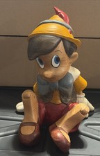 Rare Walt Disney Productions Pinocchio Wooden Figure Made In USA 10” Vintage picture
