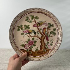 Vintage Andrea by Sadek Victoria Morland Tree of Life Bird Chinoiserie Plate picture