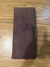 Victorian Red Velvet Cabinet Card Photo Album Edwardian Picture Frame Empty picture