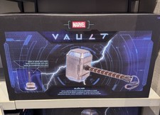 2026 Disney Parks Marvel Avengers Thor Hammer Mjolnir Lights & Sounds Stand NIB picture